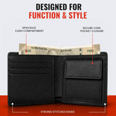 Genuine Leather Bifold Wallet