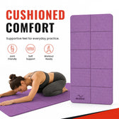 6 MM Foldable TPE Yoga Mat | Anti-Slip Exercise Mat