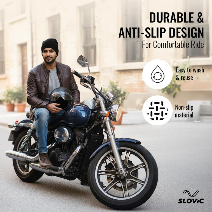 Slovic Helmet Skull Cap for Men - Pack of 2