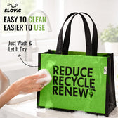 Jute Lunch Bag with Zipper for Office Use 12 L