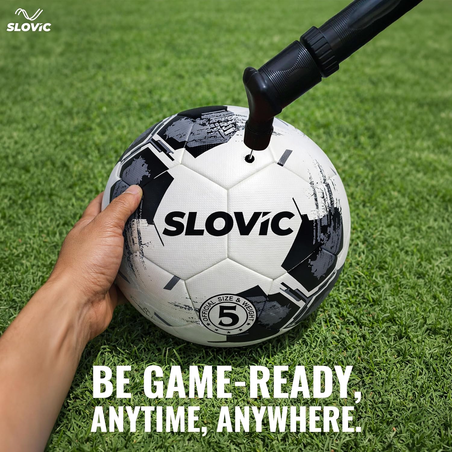 Professional Football with Air Pump [Size-5]