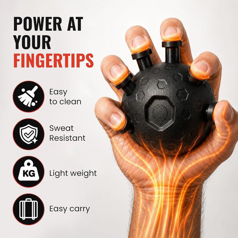25-45 Kg Adjustable Hand Gripper | Grip Strengthener for Wrist, Fingers & Forearm