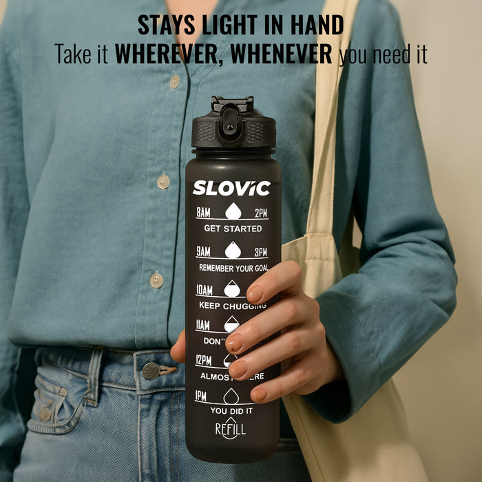 SLOVIC Sipper Water Bottle- 1L