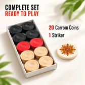 Carrom Board 32 × 32 Inches with 5-Ply Carton