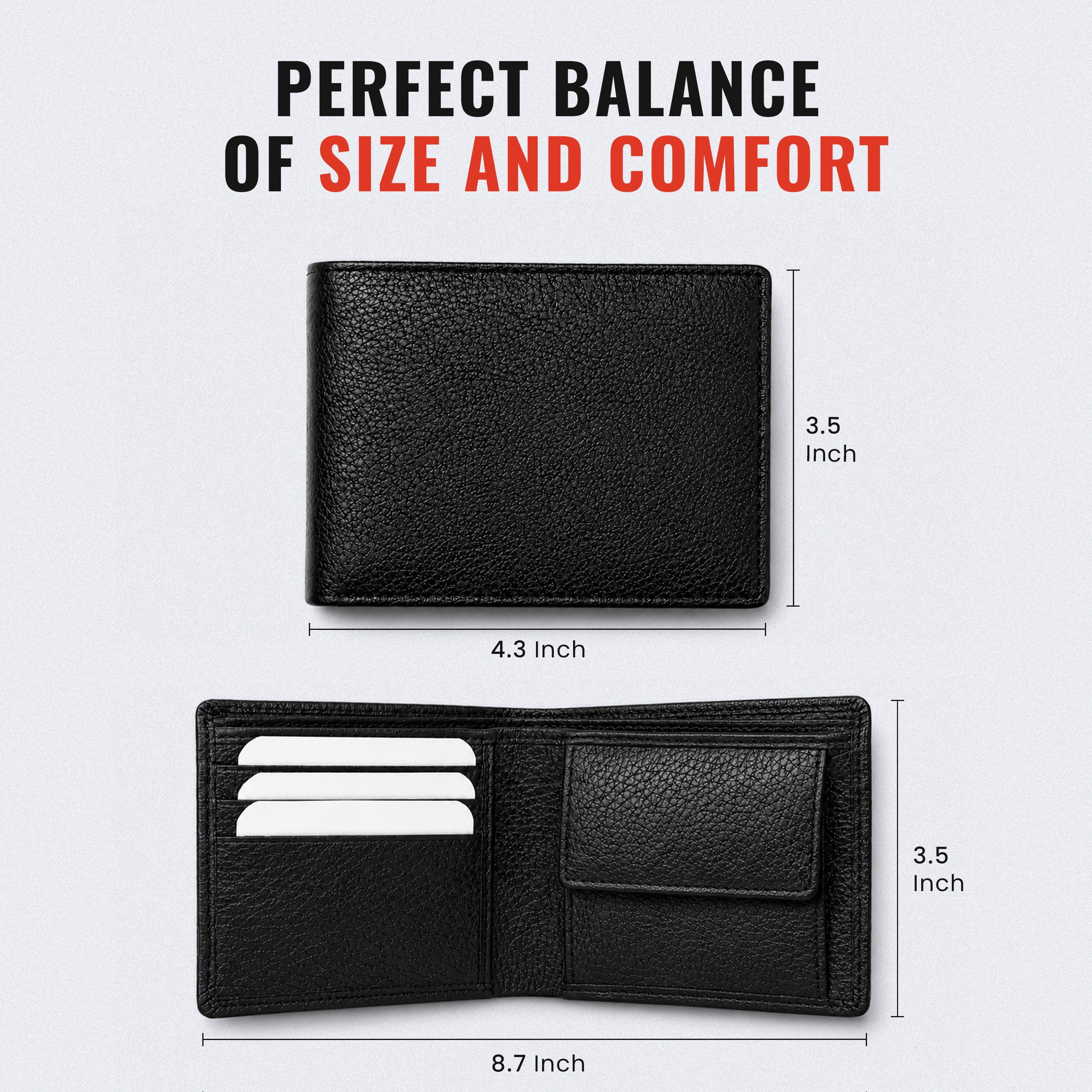 Genuine Leather Bifold Wallet
