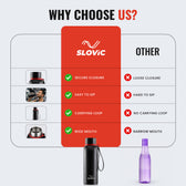 Insulated Water Bottle - 750ml, 24-Hour Temp - Black