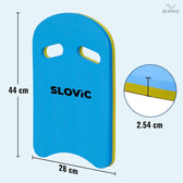 Kickboard – EVA Foam, U‑Shape | Unisex, Lightweight, Buoyant (Blue/Yellow)