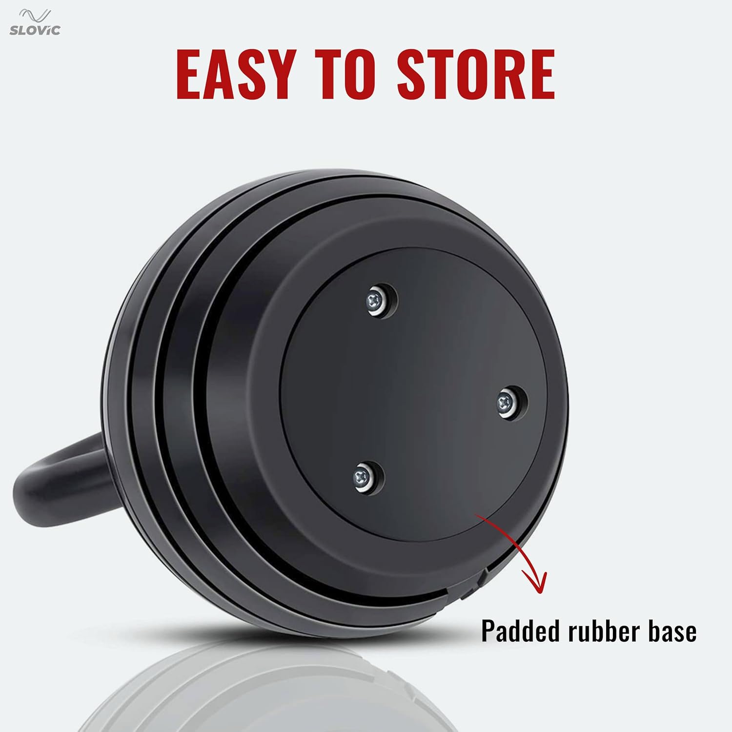 Premium Strength Training Kettlebells for Weightlifting - 1 Pc 9 Kg, Black