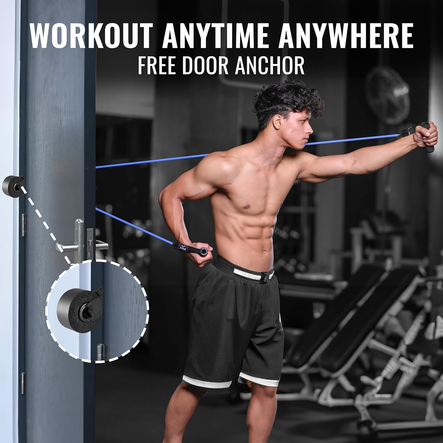 Exercise Resistance Tube- Set of 5