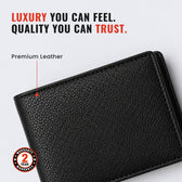 Genuine Leather Bifold Wallet