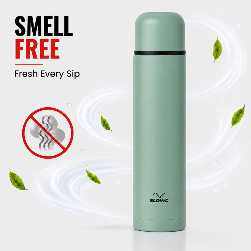 Phantom Bottle 1L - Insulated Stainless Steel Water Bottle - Mint Green - Gym, Sports & Travel