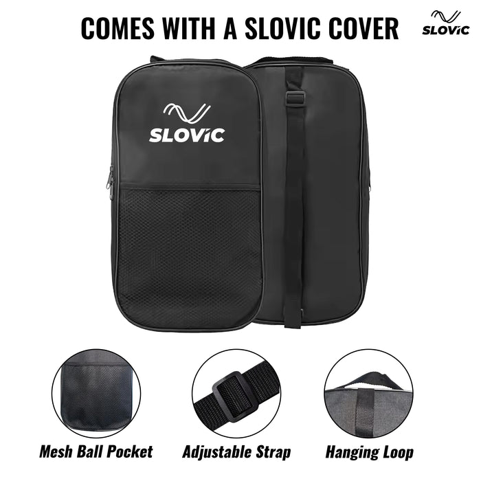 Slovic Fiberglass Pickle Ball Racket [1 x Racket]