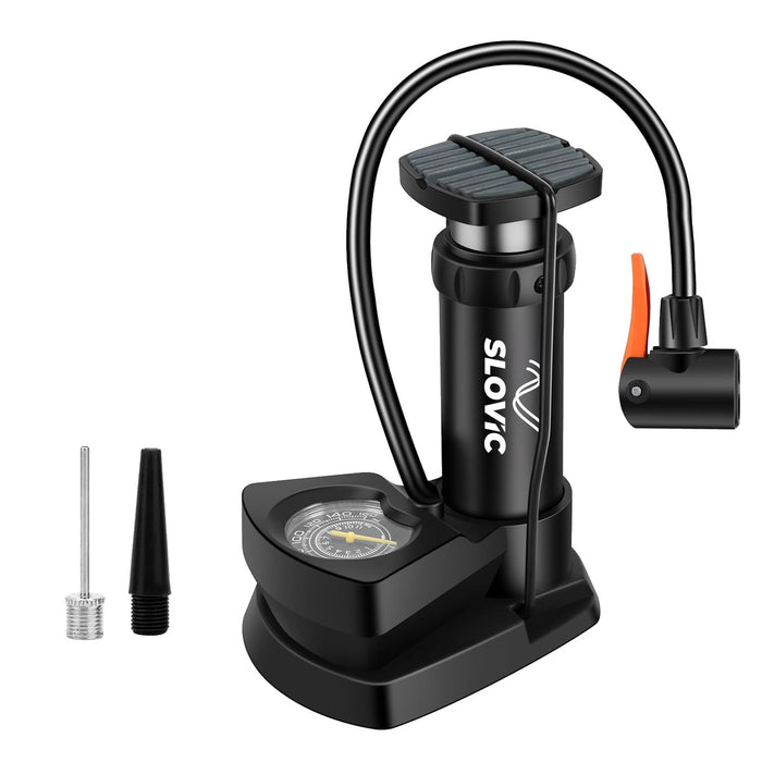 Slovic Cycle Pump for Bicycle with Meter