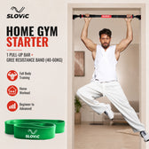 200 KG Pull Up Bar + 40–60 KG Resistance Band Combo (Green Band)