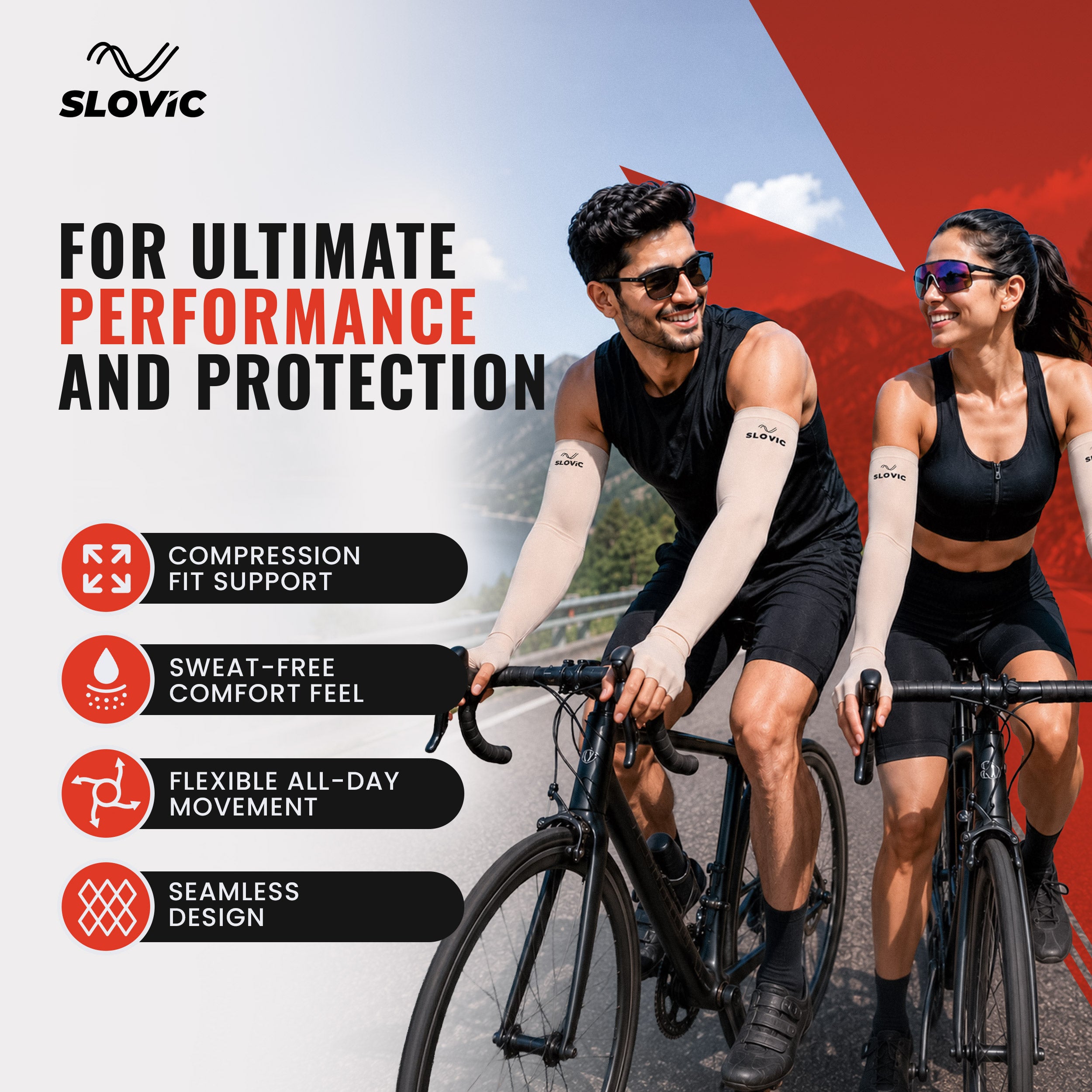 Arm Sleeves | Seamless Compression Sleeves