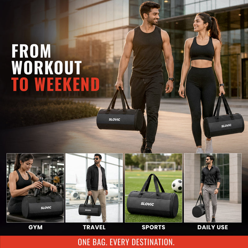 Duffle Spacious, Lightweight & Durable Bag for Gym & Travel  Bag for Men & Women - 20 LTR
