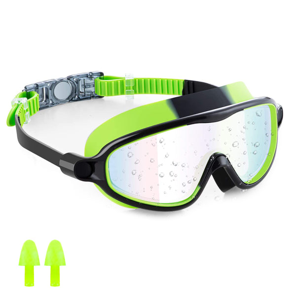 Slovic Swimming Goggles for Kids (Green)