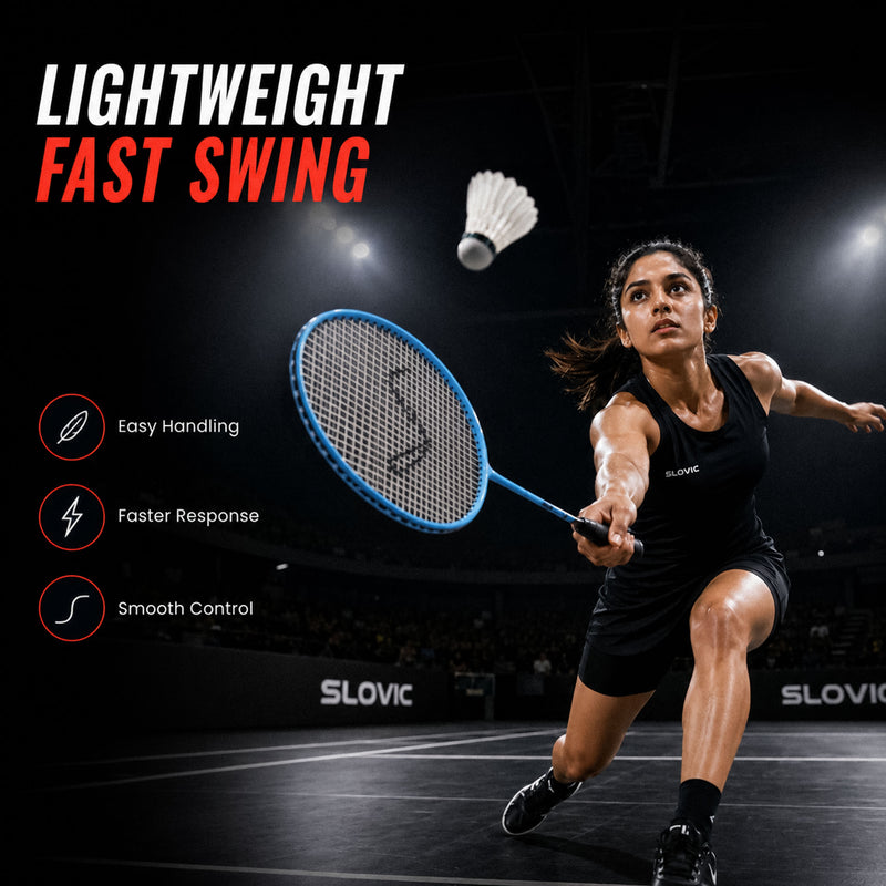Strike 50 Badminton Racket  - Single Racket for Beginners & Practice