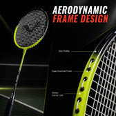 Badminton Racket - Velocity 88 - Single Racket - Neon