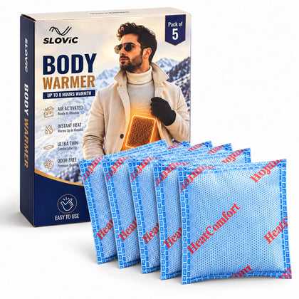 Body Warmer Heat Pad - Pack of 5 - Winter Heating Pad for Cold Weather