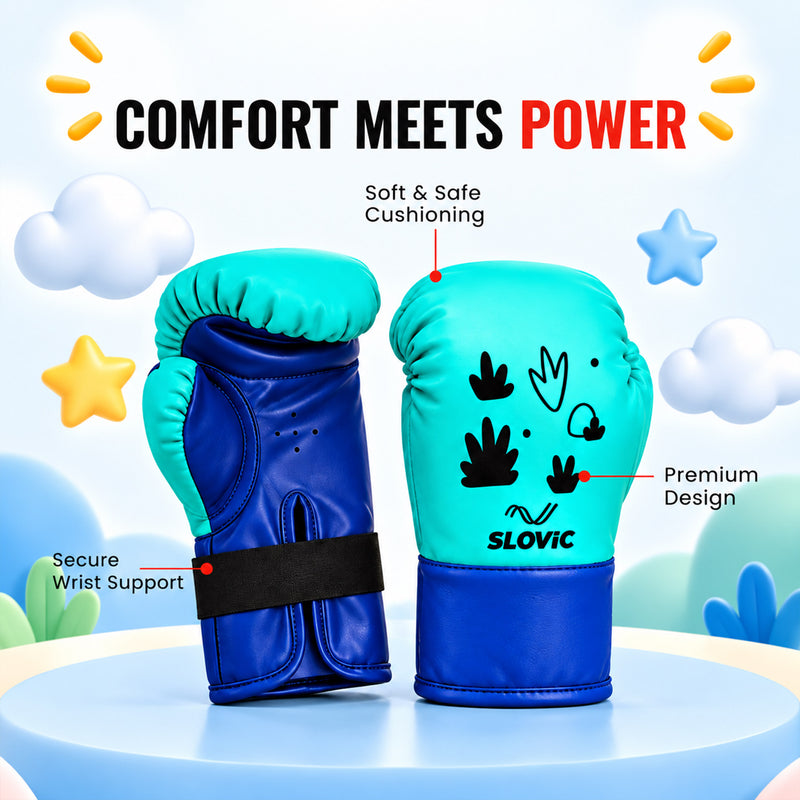 Kids Boxing Kit & Set - Punching Bag, Boxing Gloves & Head Gear