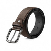 Belt for Men - Adjustable PU Leather Belt - Tan
