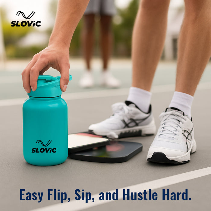 Slovic Water Bottle with Sipper Cap -600 ML