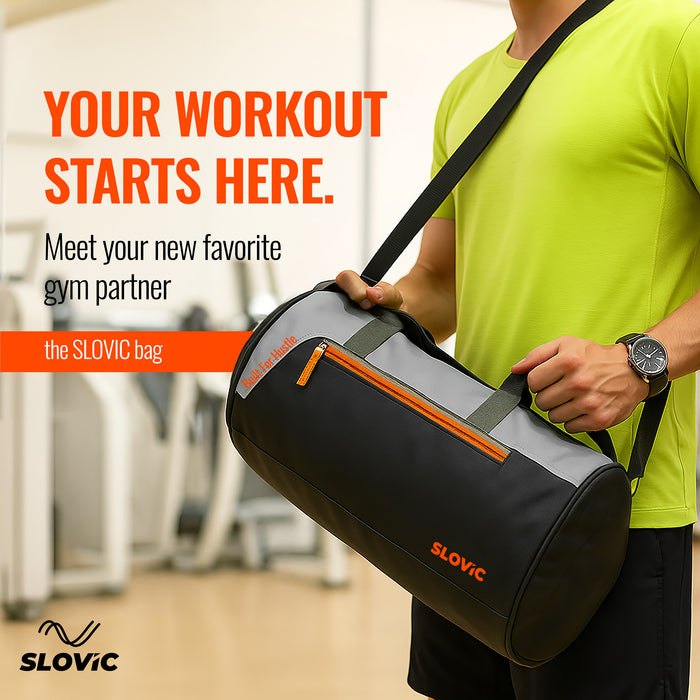 Slovic Gym Bag for Men- 25 L