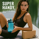 600ml Water Bottle | Leakproof Screw Cap