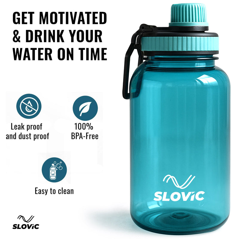 600ml Water Bottle | Leakproof Screw Cap