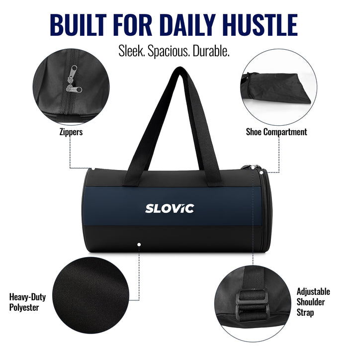 Slovic Gym Bag for Men - 20L