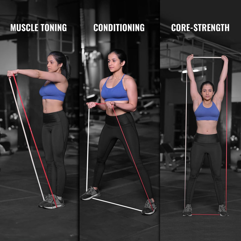 Resistance Band 7-15 Kg (Red & Grey)