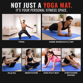 Blue Thick Yoga Mat - 6mm