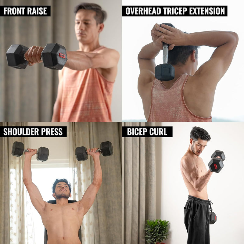 Exercise by slovic hexa dumbbells 12.5 kg