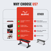 Flat Gym Bench for Home Capacity :300 KG