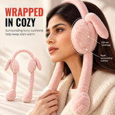 Pink Bunny Earmuffs for Girls & Women