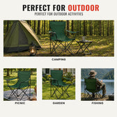 Camping Chair - Portable Folding Chair for Camping, Picnic & Outdoor