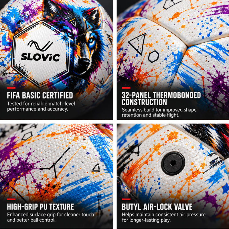 Predator Football Size 5 - Multicolour - Match & Practice Ball