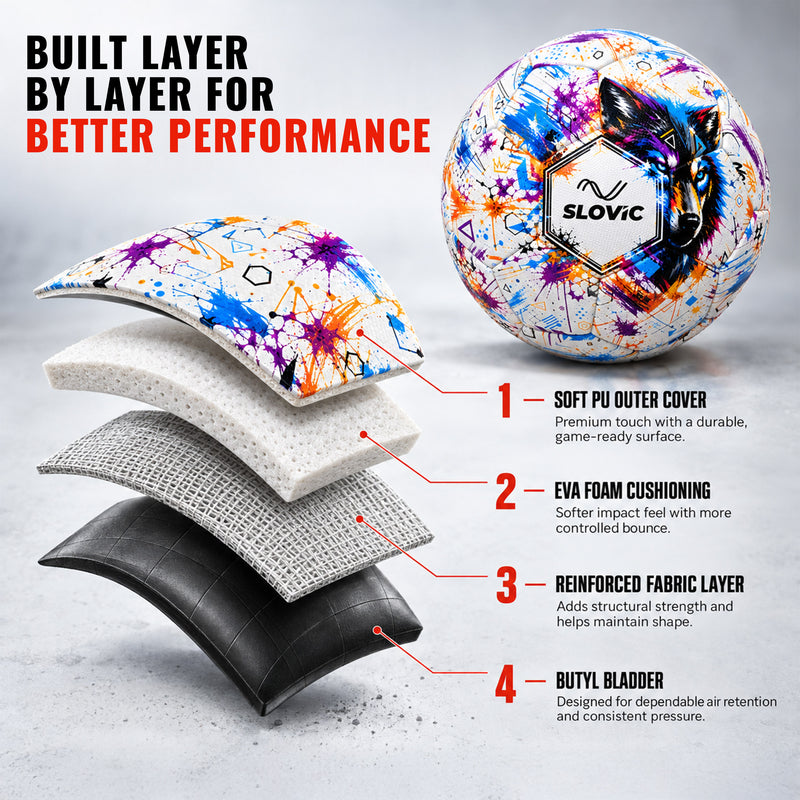 Predator Football Size 5 - Multicolour - Match & Practice Ball