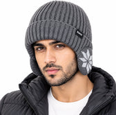 Frost Guard Ear Winter Cap - Grey - Winter Wear