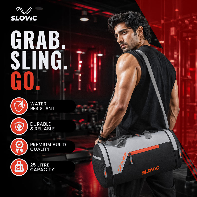 Duffle Spacious, Lightweight & Durable Bag for Gym & Travel Bag for Men & Women - 25 L