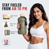 2.2L Gallon Bottle - Motivational Time Marks