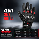 Biker Gloves for Men - Black