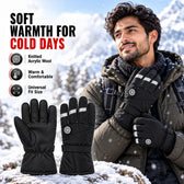 IceShield Winter Gloves - White - Cold Weather Wear