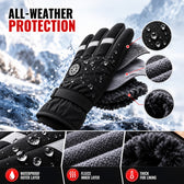 IceShield Winter Gloves - White - Cold Weather Wear