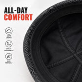 Winter Golf Style Cap - Grey - Winter Wear
