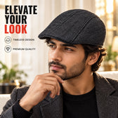 Winter Golf Style Cap - Grey - Winter Wear