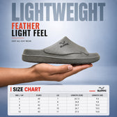 Men's EVA Sliders Slippers  - Olive Green - Lightweight & Comfortable