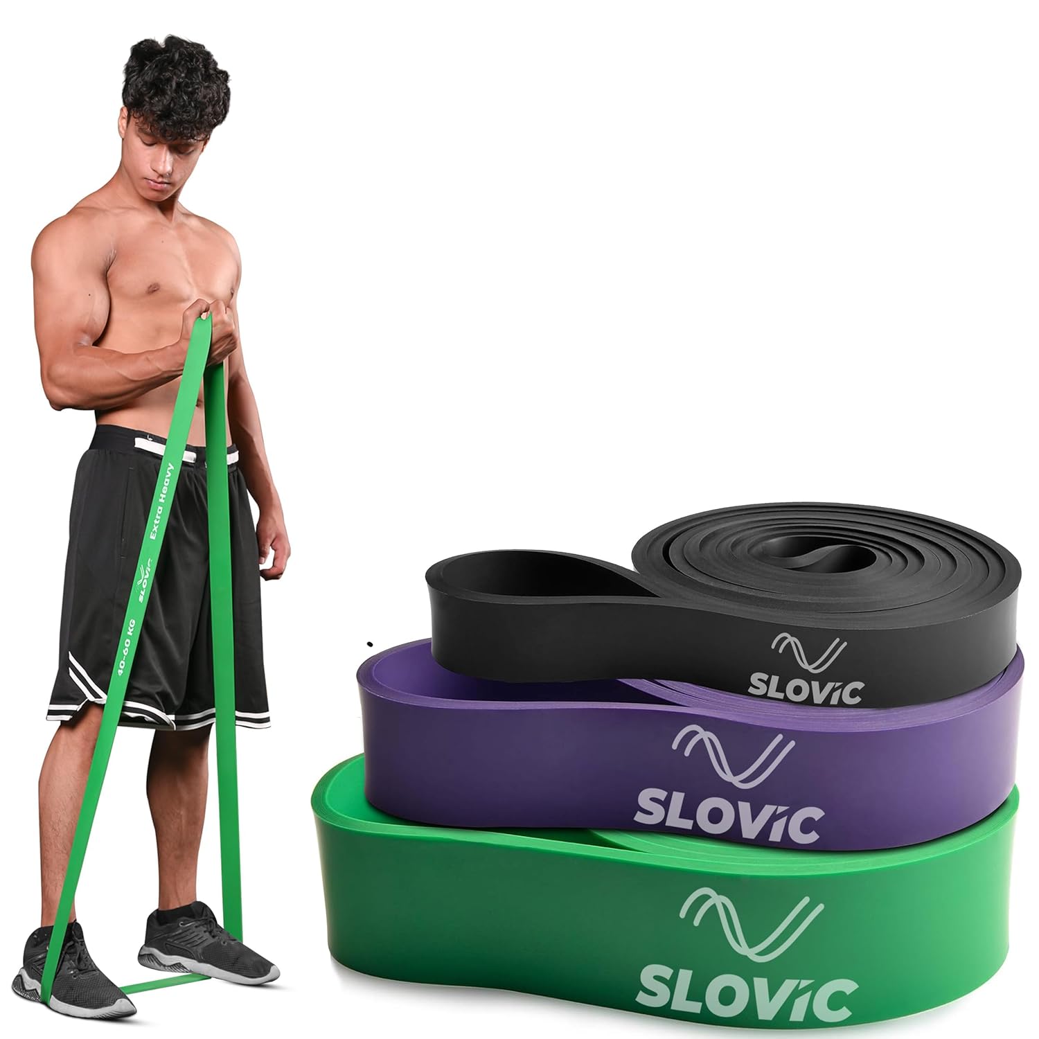 Advanced Resistance Pull Up Bands – Set of 3 (35kg + 45kg + 60kg)