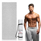Yoga Mat - Marble Design - 8mm - Anti-Slip & Cushioned
